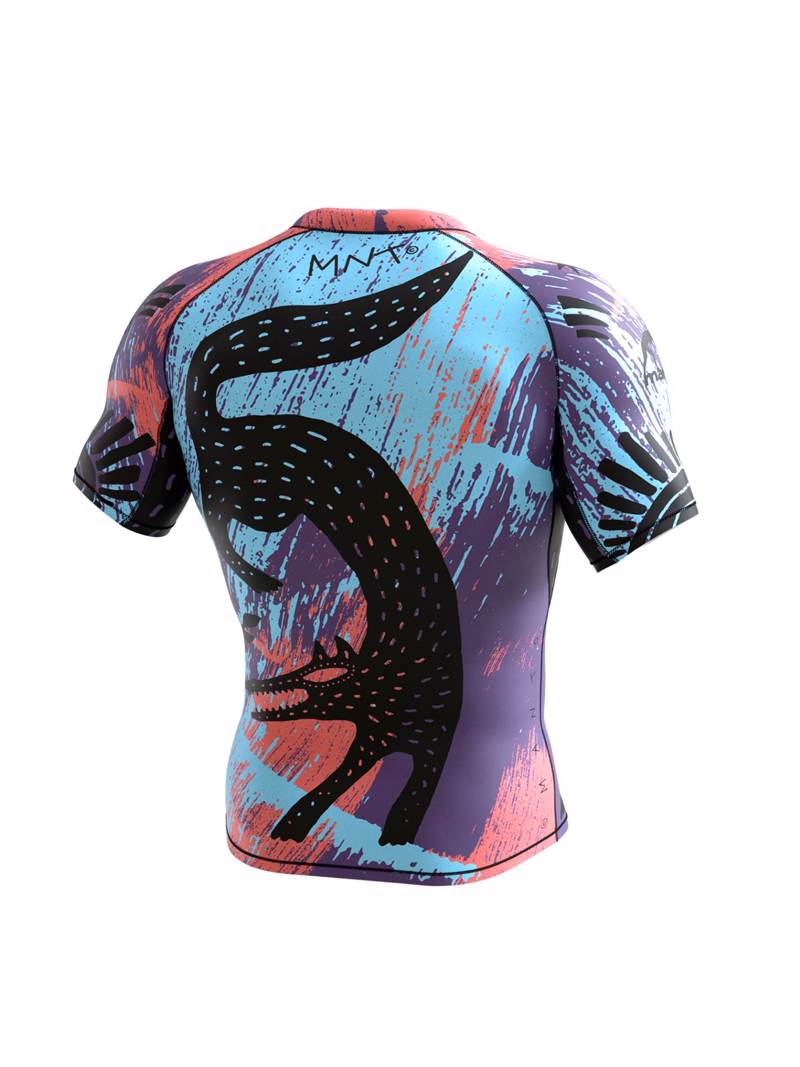 MANTO livings RASHGUARD -red